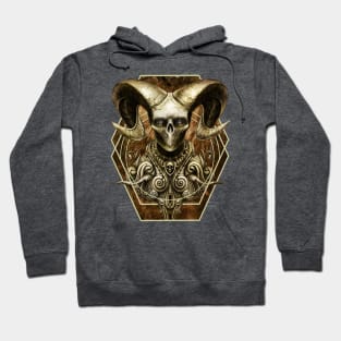 ORNAMENTAL SKULL HORN EVIL Hoodie